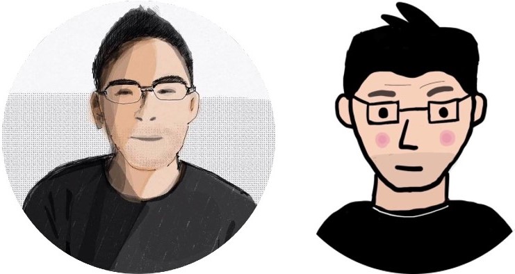 digital portraits by Nathapong Samarngkay and Napasin Samkaewcham